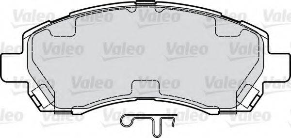 VALEO 598915 Комплект гальмівних колодок, дискове гальмо