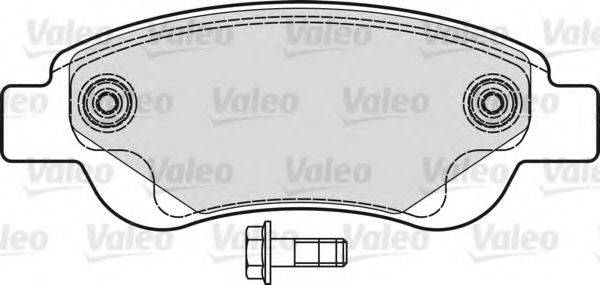 VALEO 301718 Комплект гальмівних колодок, дискове гальмо