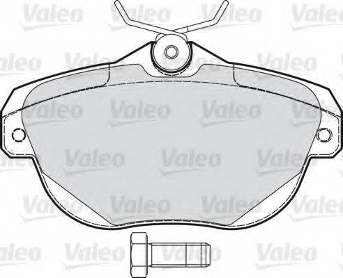 VALEO 598939 Комплект гальмівних колодок, дискове гальмо