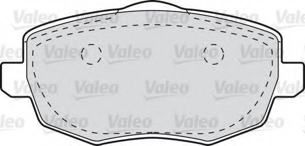 VALEO 301761 Комплект гальмівних колодок, дискове гальмо