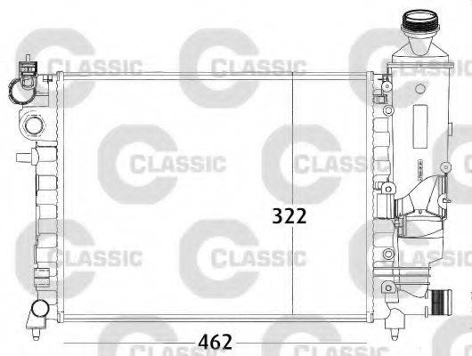 LADA SD21080-1301012 Радіатор, охолодження двигуна