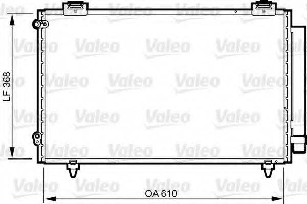 TOYOTA 8845002170 Конденсатор, кондиціонер