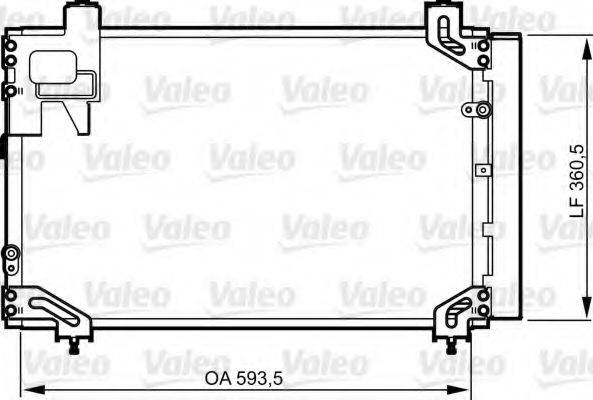 VALEO 814271 Конденсатор, кондиціонер