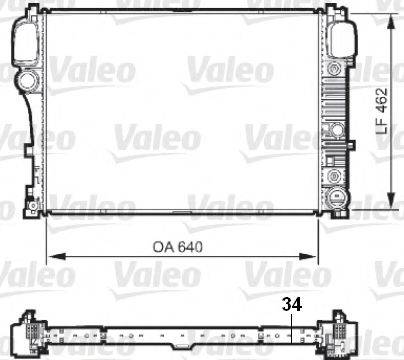 MERCEDES-BENZ 2215003203 Радіатор, охолодження двигуна