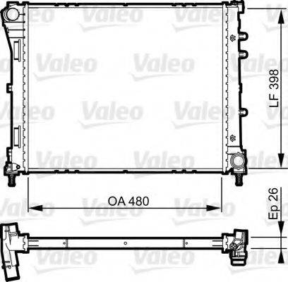 FORD 1559505 Радіатор, охолодження двигуна