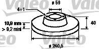 LPR F2081P гальмівний диск