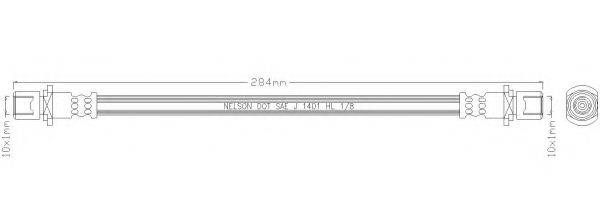 REMKAFLEX 6045 Гальмівний шланг