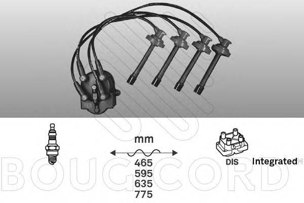 BOUGICORD 7408 Комплект дротів запалювання