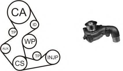 AIRTEX WPK156203 Водяний насос + комплект зубчастого ременя