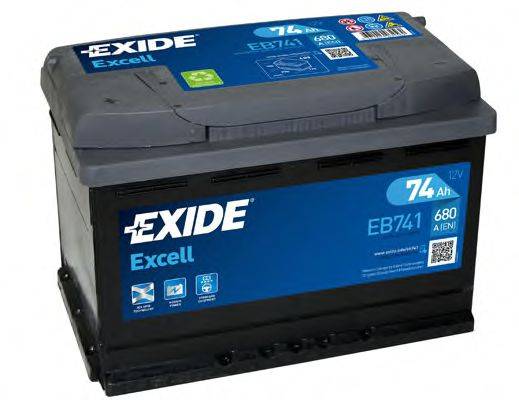EXIDE 572 19 Стартерна акумуляторна батарея; Стартерна акумуляторна батарея