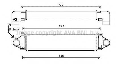 AVA QUALITY COOLING AUA4218 Інтеркулер