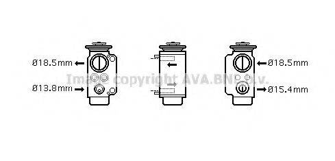 AVA QUALITY COOLING BW1240 Розширювальний клапан, кондиціонер