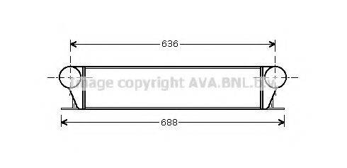 AVA QUALITY COOLING BW4253 Інтеркулер