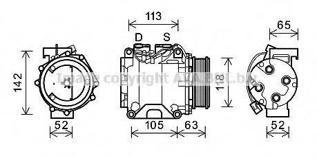 AINDE CGB510651 Компресор, кондиціонер