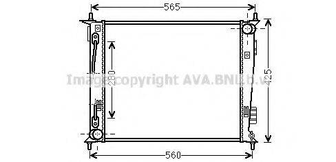 AVA QUALITY COOLING KA2136 Радіатор, охолодження двигуна