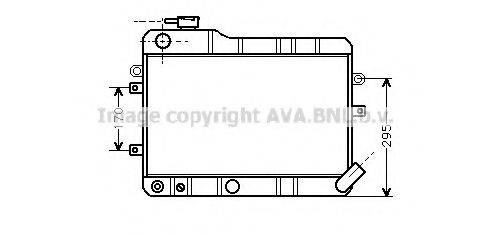 AVA QUALITY COOLING LA2010 Радіатор, охолодження двигуна