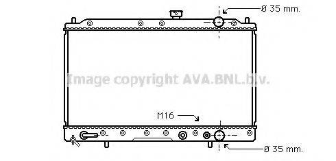 BLUE PRINT ADC49811 Радіатор, охолодження двигуна