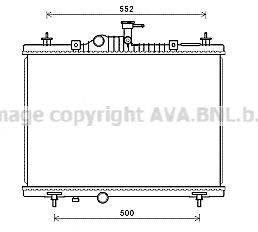 AVA QUALITY COOLING RT2603 Радіатор, охолодження двигуна