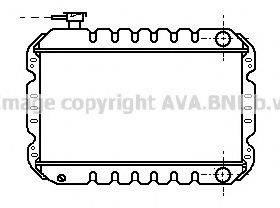 AVA QUALITY COOLING SZ2016 Радіатор, охолодження двигуна