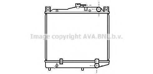 AVA QUALITY COOLING TO2090 Радіатор, охолодження двигуна