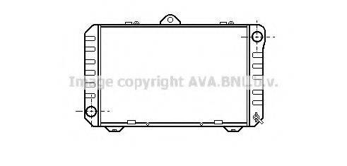 AVA QUALITY COOLING TO2167 Радіатор, охолодження двигуна