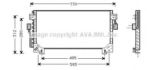 AVA QUALITY COOLING TO5228 Конденсатор, кондиціонер