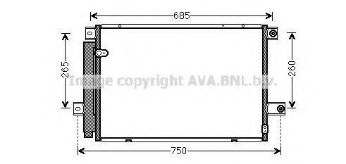 AVA QUALITY COOLING TO5559 Конденсатор, кондиціонер