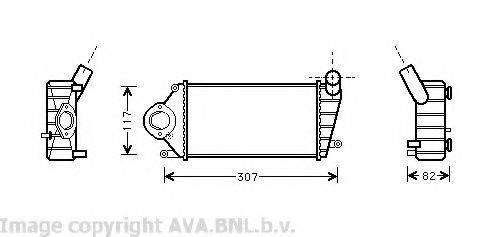 AVA QUALITY COOLING VW4194 Інтеркулер