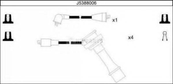 NIPPARTS J5388006 Комплект дротів запалювання