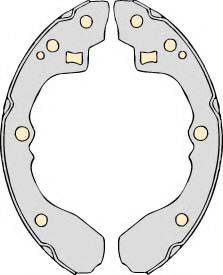 MGA K651315 Комплект гальм, барабанний гальмівний механізм