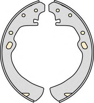 MGA M743 Комплект гальмівних колодок