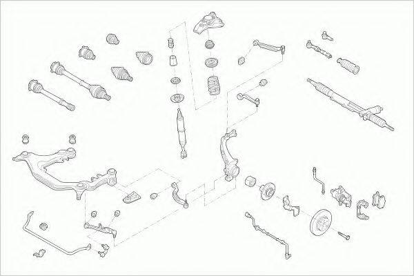 ZF PARTS VWPASSAFZ027 Рульове управління; Підвіска колеса