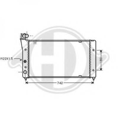 DIEDERICHS 8133169 Радіатор, охолодження двигуна