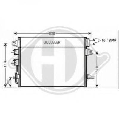 DIEDERICHS 8262202 Конденсатор, кондиціонер