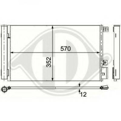 DIEDERICHS 8346340 Конденсатор, кондиціонер