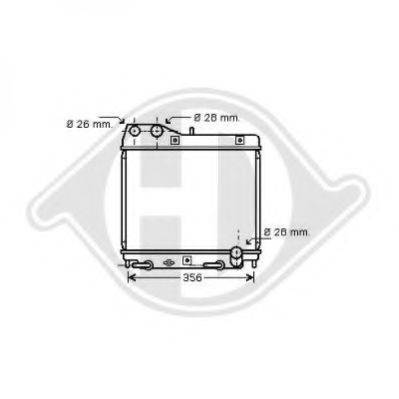 EQUAL QUALITY RM0597 Радіатор, охолодження двигуна