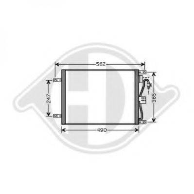 DIEDERICHS 8603501 Конденсатор, кондиціонер