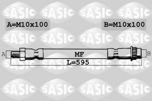 SASIC 6600023 Гальмівний шланг