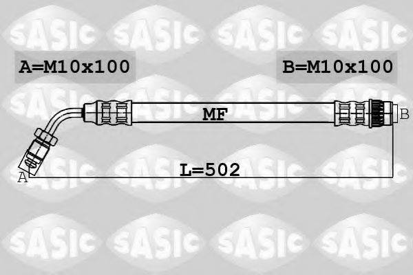SASIC 6604017 Гальмівний шланг