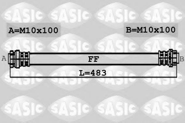 SASIC 6606030 Гальмівний шланг