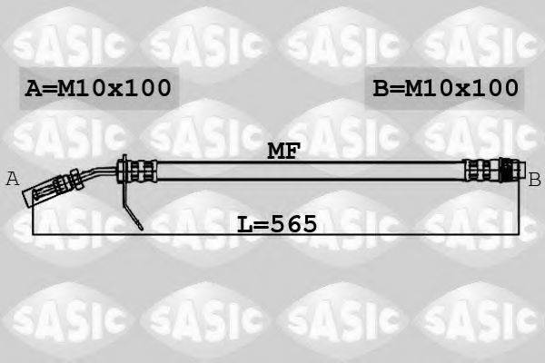 SASIC 6606074 Гальмівний шланг