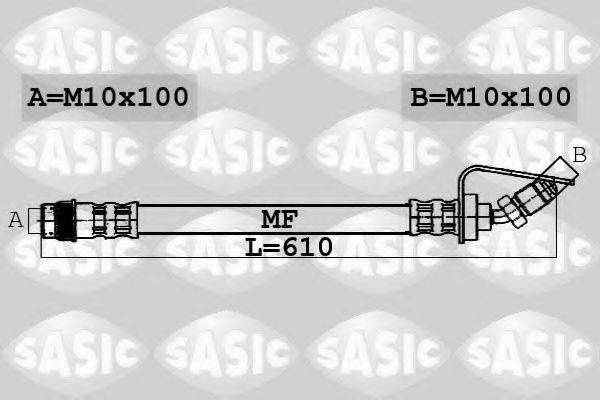 SASIC 6606075 Гальмівний шланг