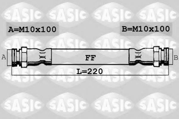 SASIC SBH0166 Гальмівний шланг