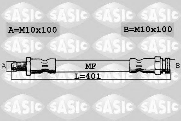 SASIC SBH0172 Гальмівний шланг