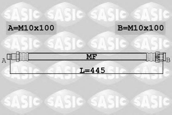 SASIC 6606228 Гальмівний шланг