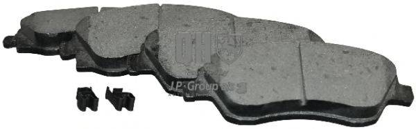 JP GROUP BP1259 Комплект гальмівних колодок, дискове гальмо