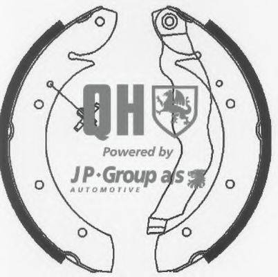 JP GROUP BS887 Комплект гальмівних колодок