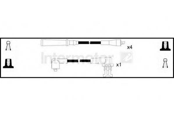 STANDARD 73466 Комплект дротів запалювання