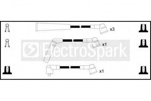 STANDARD OEK539 Комплект дротів запалювання