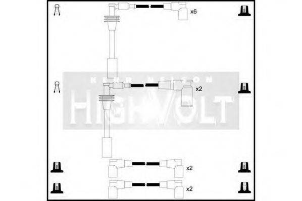 STANDARD OEF475 Комплект дротів запалювання